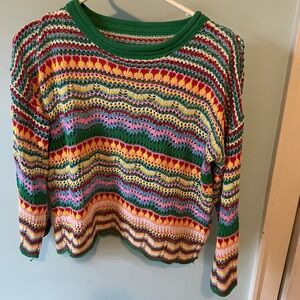 Multicolor Striped Women's Sweater